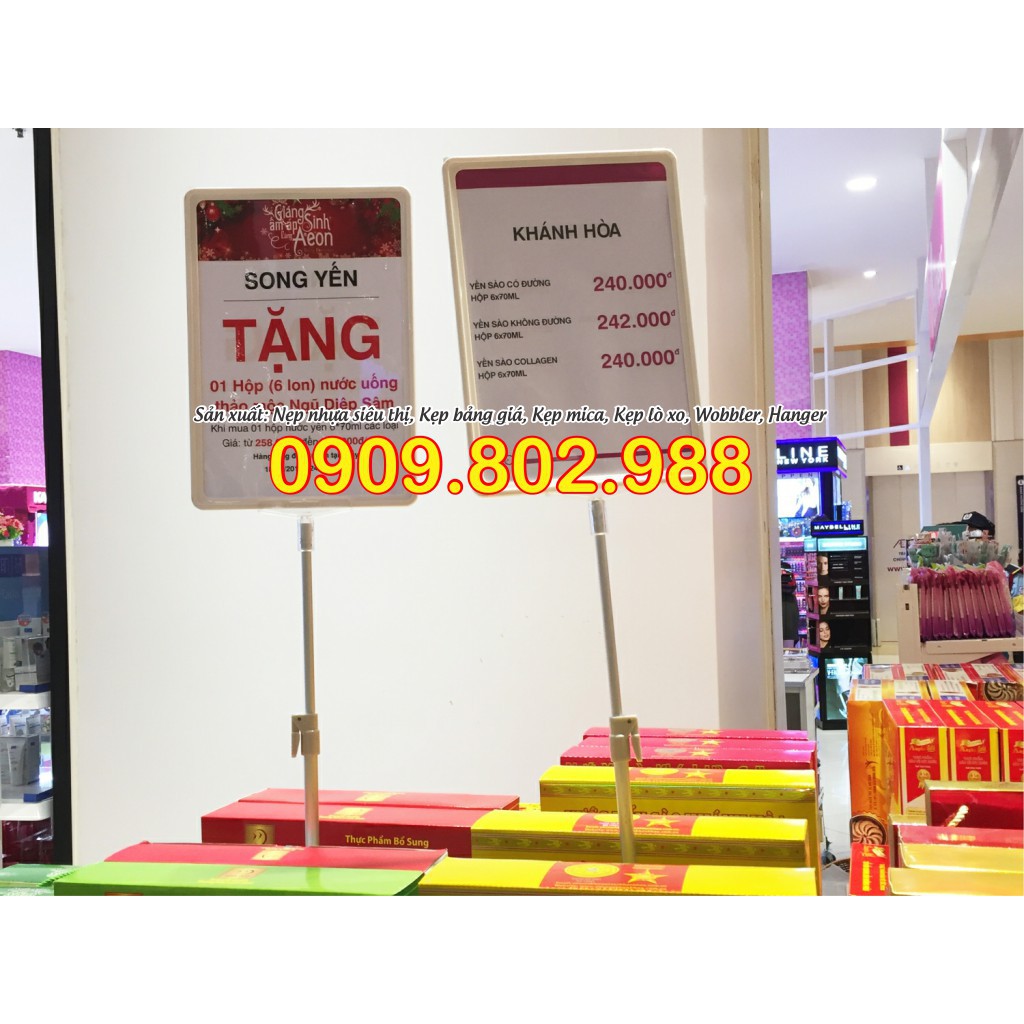 Bộ chân bảng giá siêu thị, chân bảng giá sale