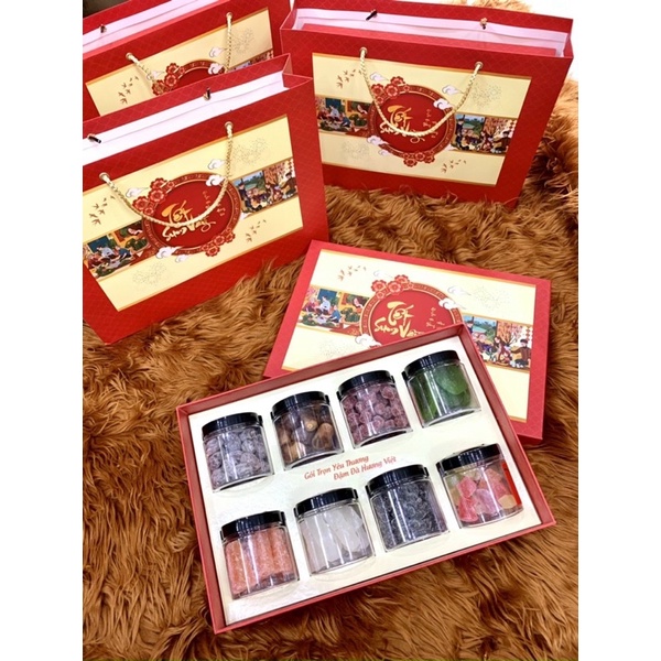 Set quà tết ( Tết Sum Vầy ) - Hộp quà tết 2022 ⚠️Lẻ = Sỉ ⚠️[FREE SHIP]TỪ ĐƠN 50K, [Loại Đặc Biệt] Hàng ngon nhà làm | BigBuy360 - bigbuy360.vn