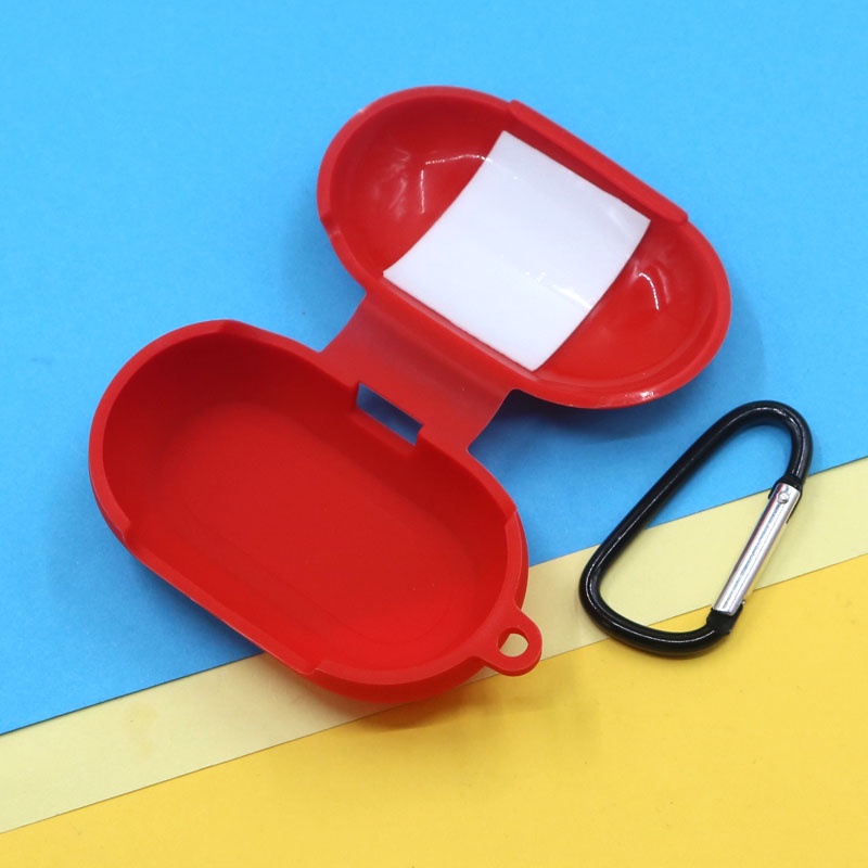 Vỏ Bảo Vệ Hộp Sạc Tai Nghe Bluetooth Không Dây Samsung Galaxy Buds/Buds+ Bằng Silicon Kiểu Hoạt Hình Có Dây Đeo Ngón Tay