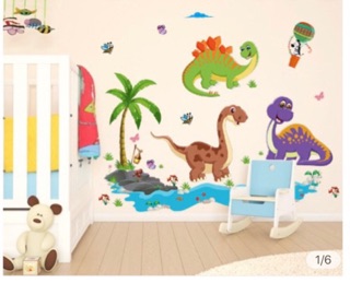 Decal dán tường cho bé - Happy World