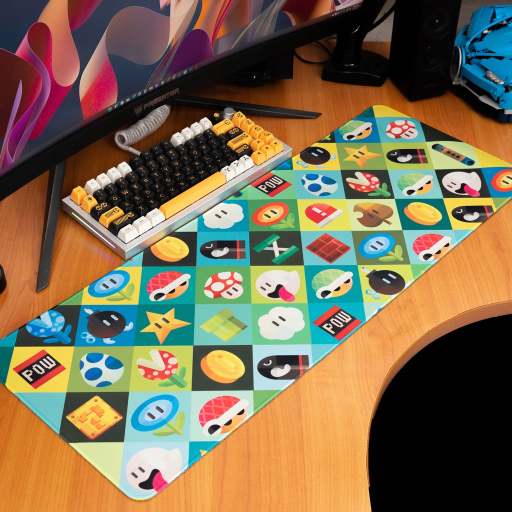 Mouse Pad, Miếng Lót Chuột Cỡ Lớn, Bàn Di Chuột Gaming 900x400/800x300 độ dày 3 mm