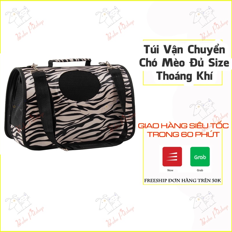 Túi Vận Chuyển Chó Mèo Đủ Size Đủ Mẫu Từ 1-7Kg Di Chuyển Tiện Lợi - Bobo Pet Shop Hà Nội