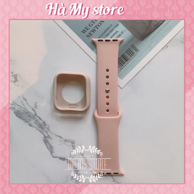 Ốp Silicon Case Bảo Vệ cho ĐỒNG HỒ THÔNG MINH- Đủ kích cỡ từ 38mm 40mm 42mm 44mm Silicone iWatch Series 4/3/2/1