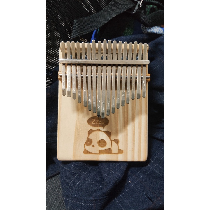 Đàn kalimba gỗ gecko Leaf Music- LM006S hình gấu panda Hàng chính hãng