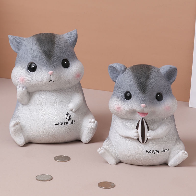 Quà Tặng. Ống Heo Đất. Ống Heo Tiết Kiệm Hình Chuột hamster Hoạt Hình Dễ Thương 2022