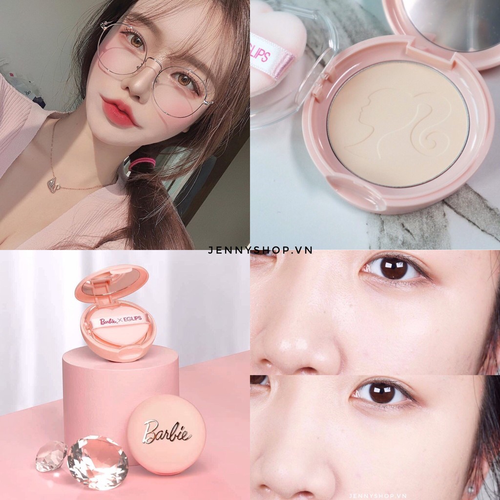 PHẤN PHỦ NÉN EGLIPS X BARBIE BLUR POWDER PACT CHÍNH HÃNG - 7348