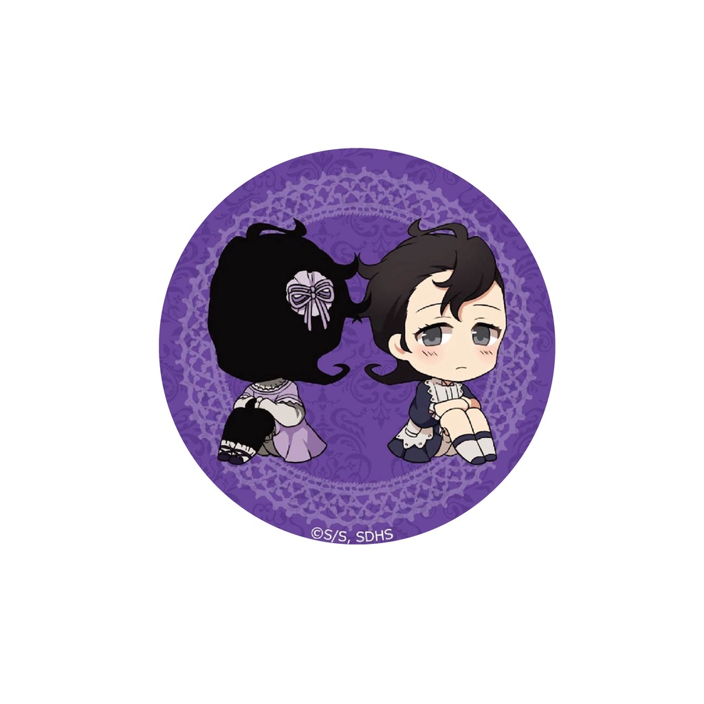 Huy hiệu cài áo IN HÌNH Shadows House ver ngồi anime chibi dễ thương tiện lợi