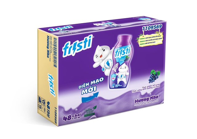 Thùng sữa chua uống Fristi hương nho 48x80ml