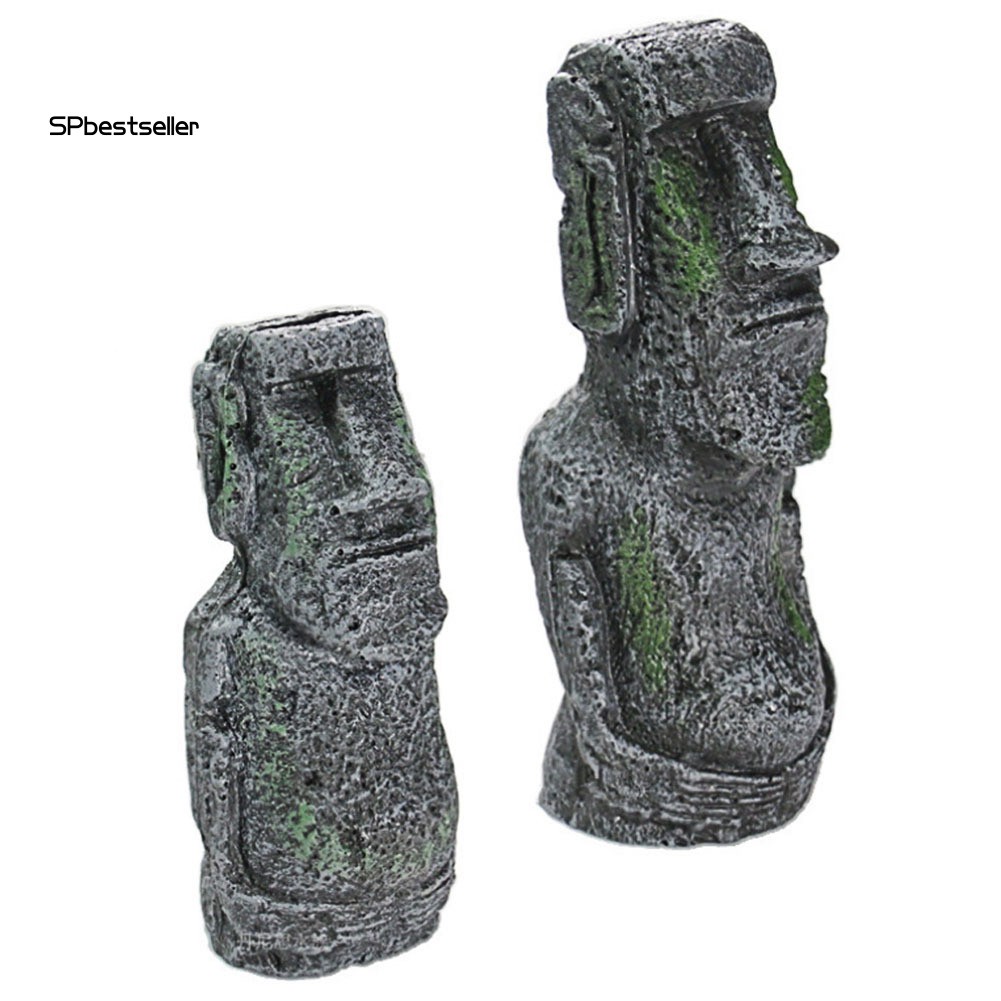 Mô hình tượng đá đảo phục sinh dùng trang trí bể cá cảnh