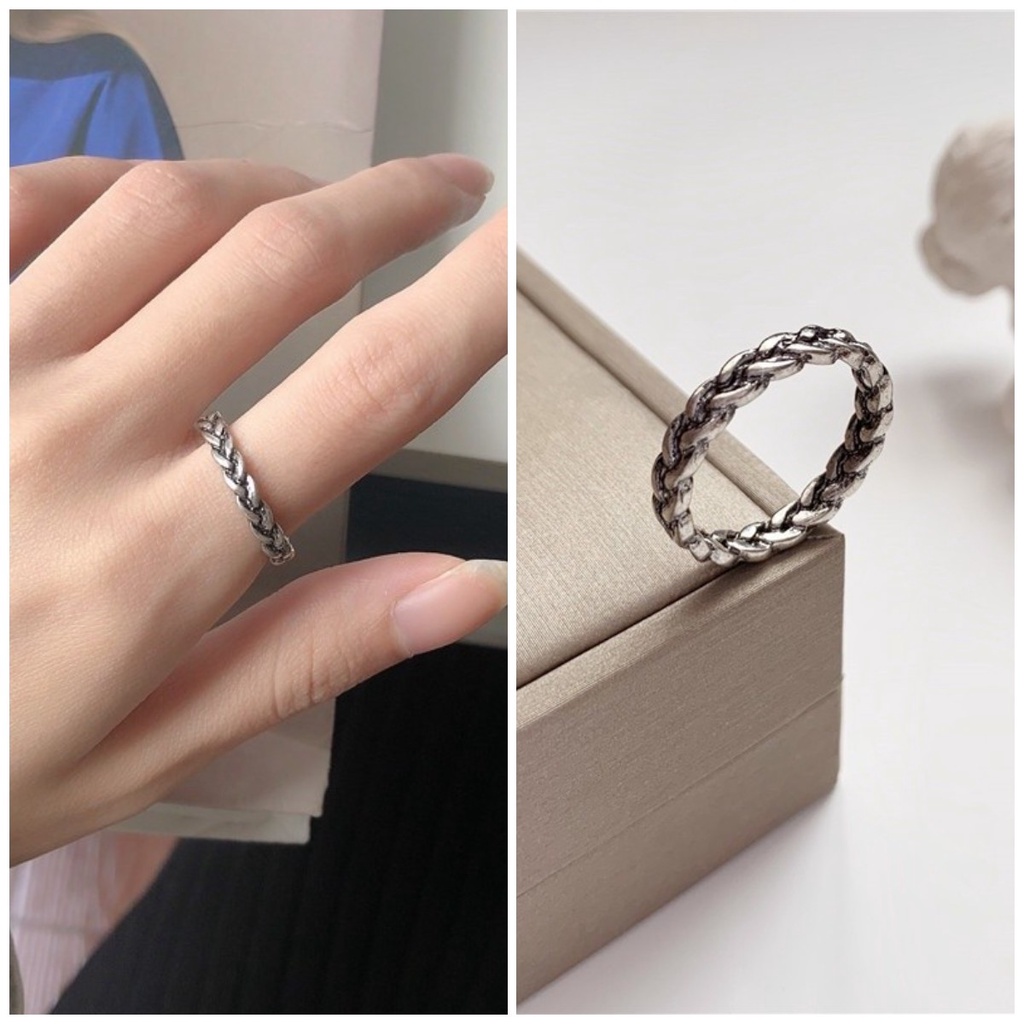 Nhẫn đeo tay kiểu dáng vintage thời trang cá tính cho nữ