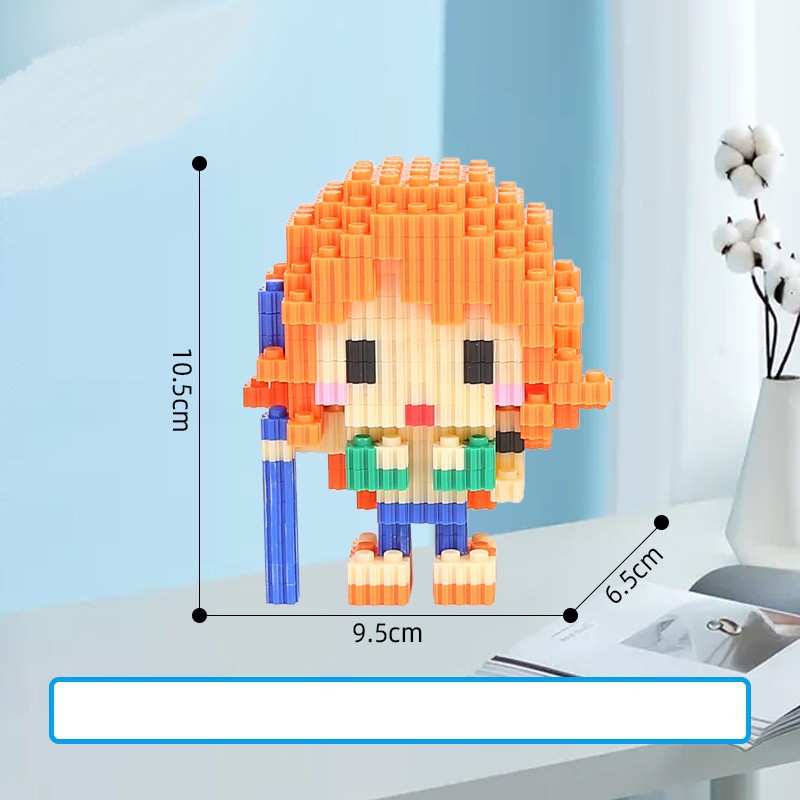 Đồ Chơi Lắp Ráp Mô Hình Mini 3D Đảo Hải Tặc One Piece Luffy Zoro Sanji Tàu Thousand Sunny Cho Bé annhienstore