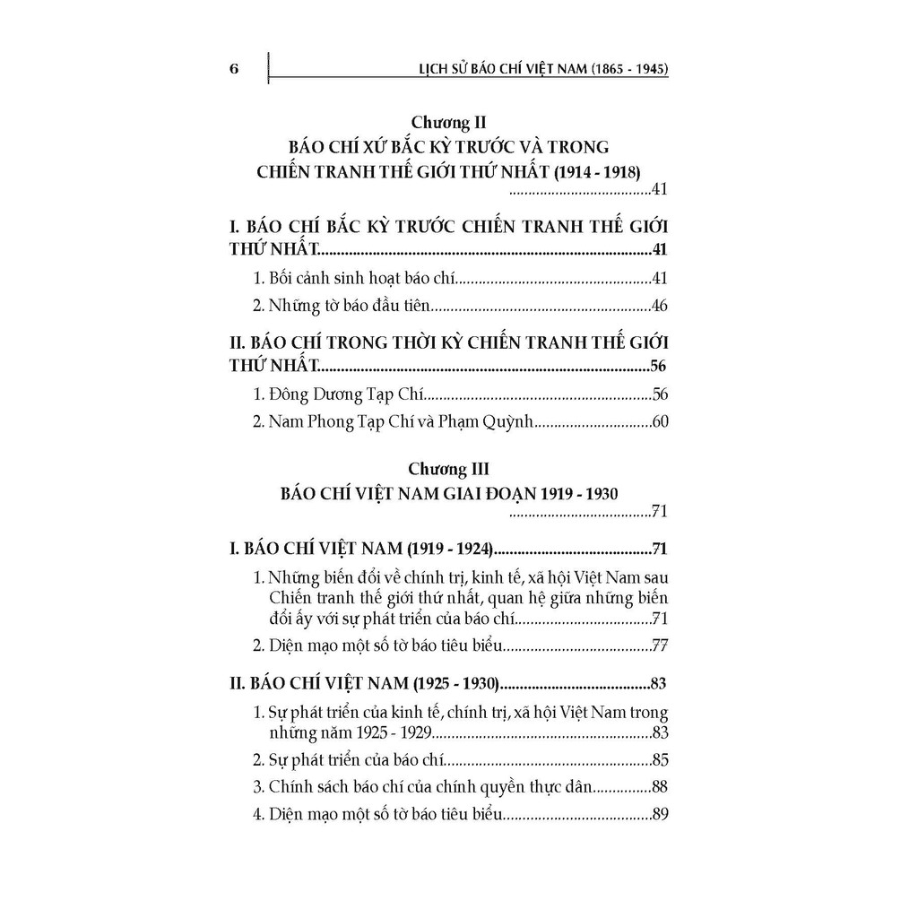 Sách - Lịch Sử Báo Chí Việt Nam (1865-1945) | BigBuy360 - bigbuy360.vn