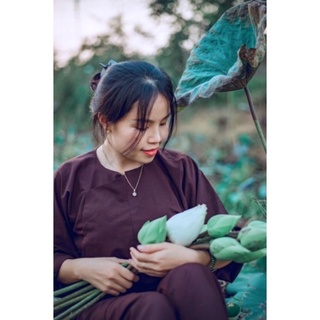 Đồ lam đi chùa ✅✅ Vạt Ho Nút thắt ( Nam , Nự )
