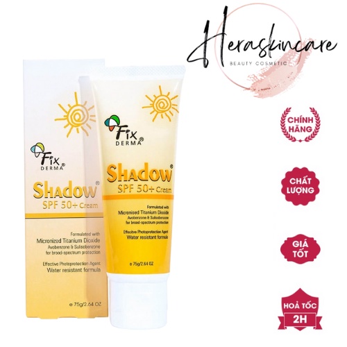 Kem chống nắng Fixderma chính hãng, không nhờn, không bết dính, không trôi, an toàn cho da