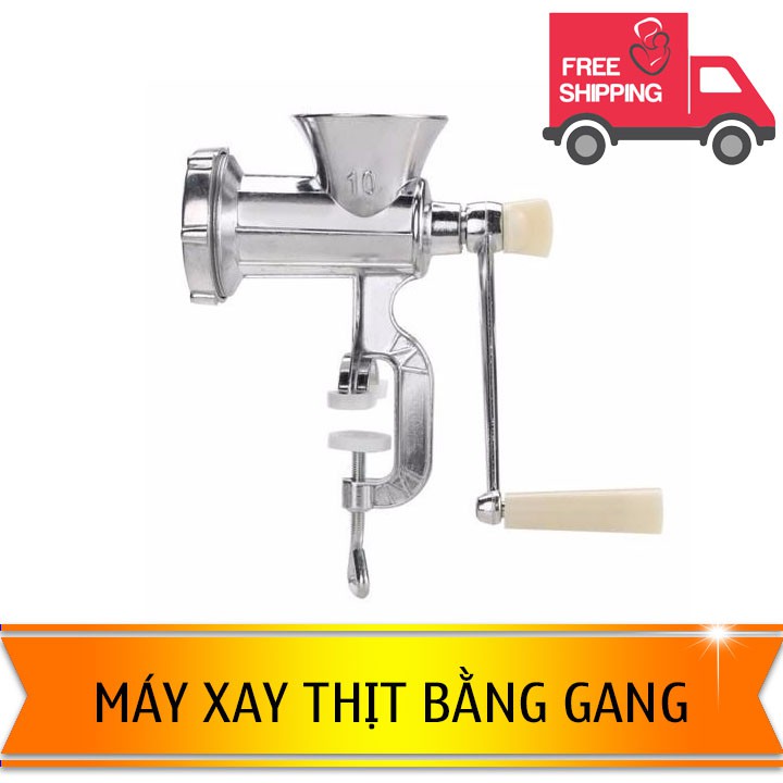 Máy xay thịt, cua, cá bằng gang, xay cầm tay