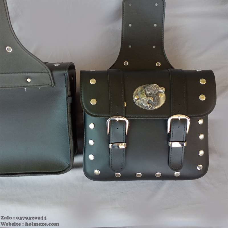 Cặp Túi Da Treo Hông  Xe Máy, Túi Đựng Đồ Cho Moto
