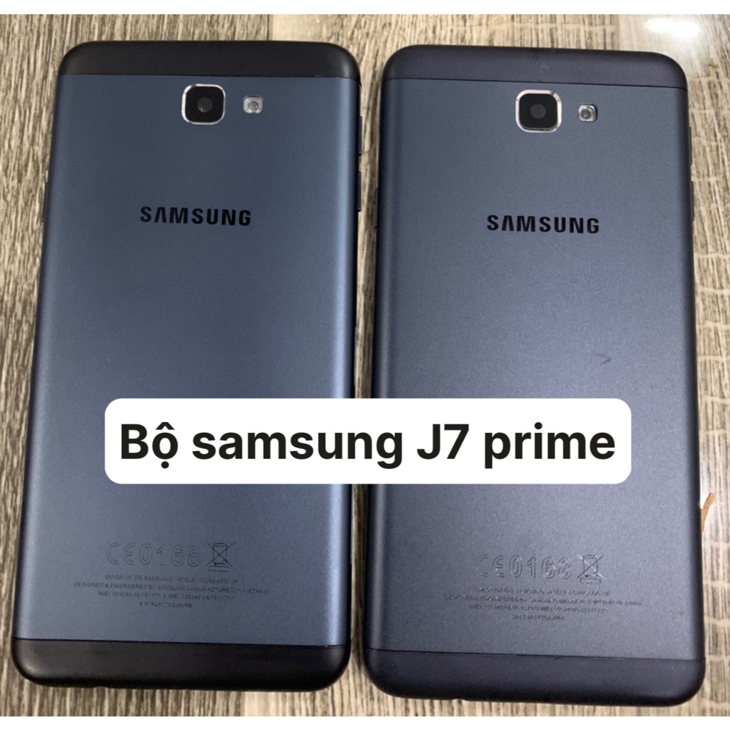 Bộ vỏ điện thoại zin hãng samsung J7 prime. gồm lưng, sườn, phím bấm, kính camera