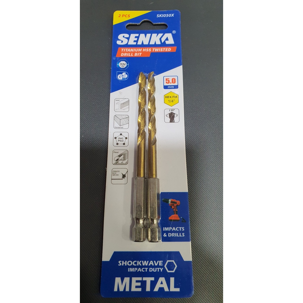 Mũi khoan INOX Cô ban 5% hiệu SENKA Công nghiệp