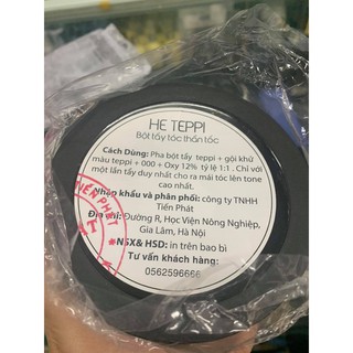 Bột Tẩy Tóc Xanh HE TEPI 500g