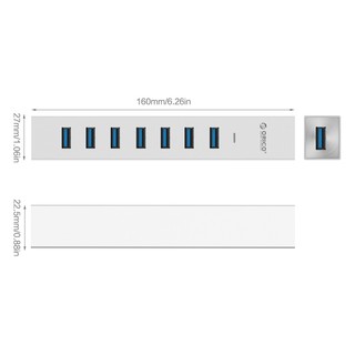 Bộ chia USB 3.0 Orico ASH7.U3.SV