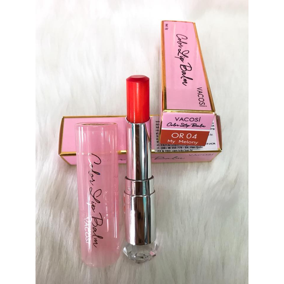 Son dưỡng môi Vacosi Color Lip Balm có màu