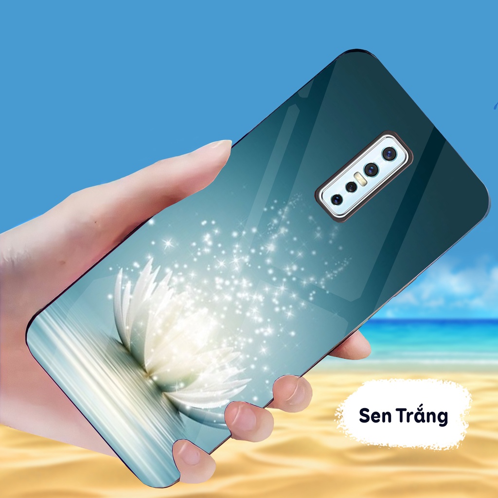 Ốp Lưng VIVO V17 Pro Mặt kính cường lực sáng bóng, cao cấp