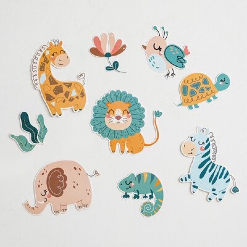 Set trang trí sinh nhật kèm sticker