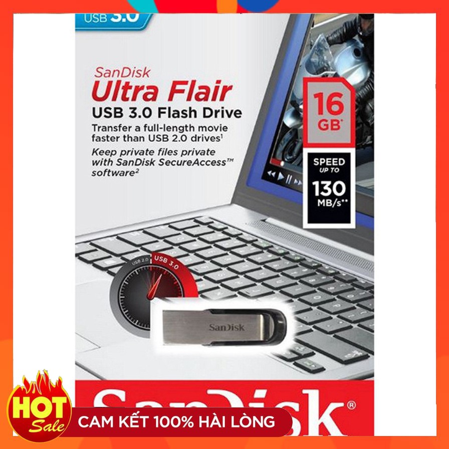 USB San disk ultra Flair CZ73 16GB USB 3.0 150MBs