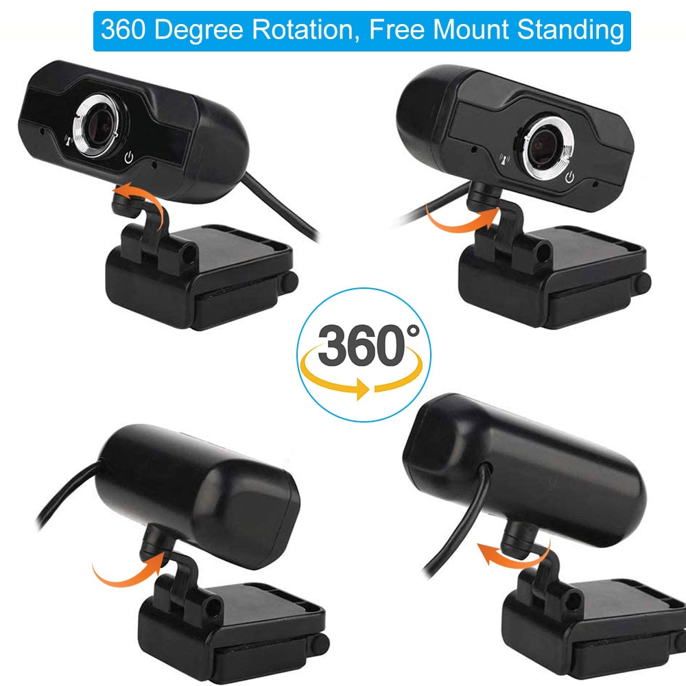 Webcam 1080p 60fps 4k tích hợp Mic chất lượng cao