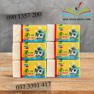 Gôm tẩy tl-e06 dcht gôm tẩy thiên long