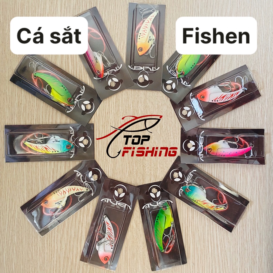 Cá Sắt Fishen Metal Vib 10gam  - Lưỡi BKK độ cứng 3X - Mồi Giả Câu Cá Lóc - Chuyên Cào Đáy - TopFishing