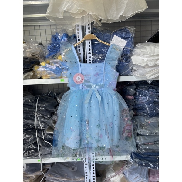 VAY42 - Váy cho bé, Váy elsa công chúa cho bé gái từ 8-18kg