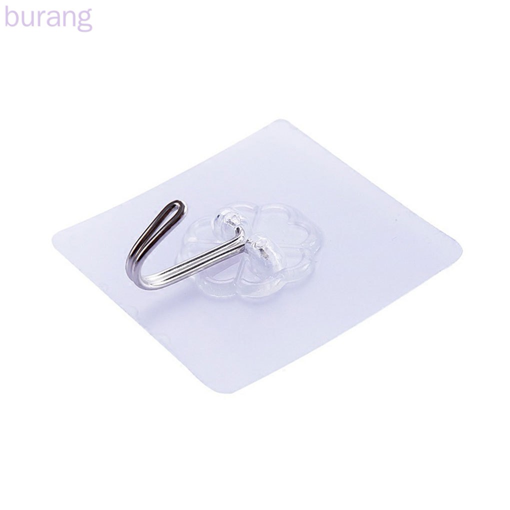 Set 6 móc treo đồ dán tường trong suốt tiện dụng