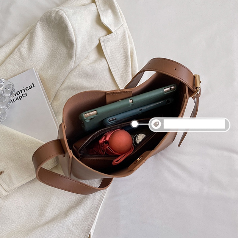 Túi Đeo Vai Màu Sắc Đơn Giản Phong Cách Hàn Quốc Cho Nữ