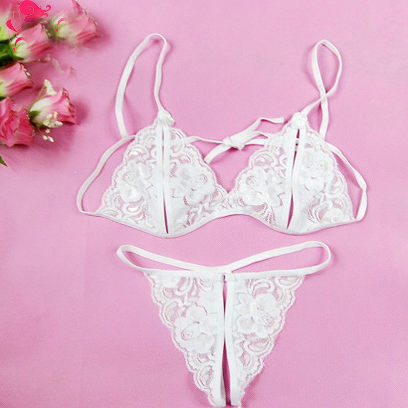 Bộ Đồ Lót Ren Trong Suốt Quyến Rũ Dành Cho Nữ