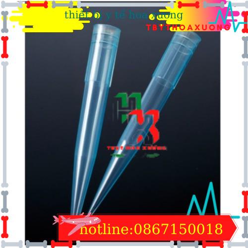 [ Combo 50 Túi ] Đầu Côn Xanh Thường ( Không Khía) 1000ul Dùng Cho Gilson Pipette Túi 500 Cái