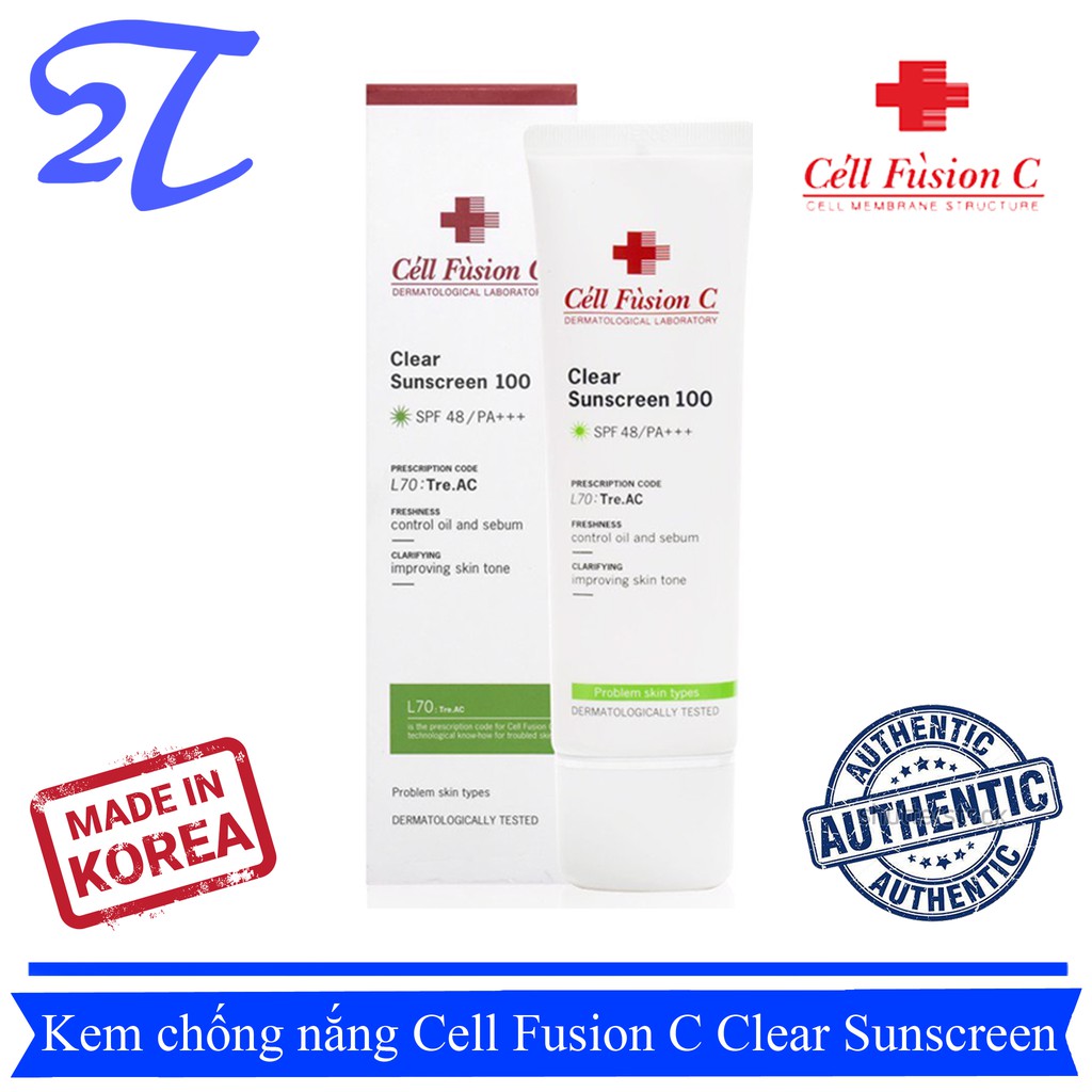 Kem chống nắng Cell Fusion C Clear Suncreen 100 SPF48 PA+++