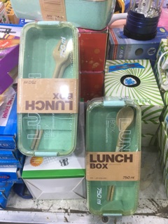 hộp cơm lúa mạch 2 tầng