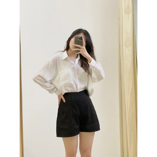 Áo sơ mi đũi mềm basic