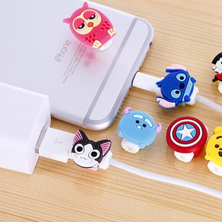 Bảo Vệ Cáp Sạc, Đầu Sạc, Chân Tai Nghe Đầu USB BT21 Siêu Dễ Thương