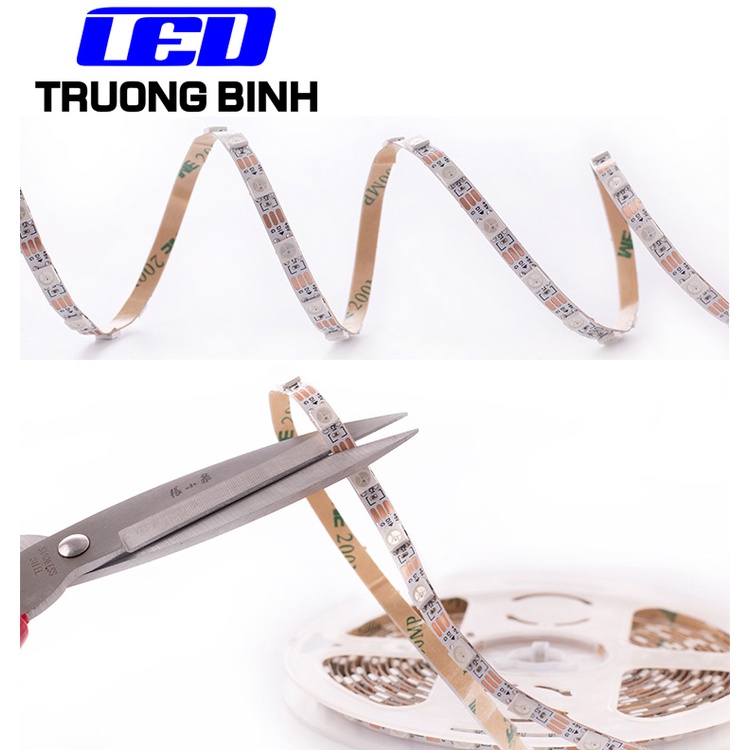 ĐÈN LED DÁN WS2812B ARGB 60LED/MÉT MỎNG 5MM DÒNG SẢN PHẨM TIÊU CHUẨN DÂY 1 MÉT