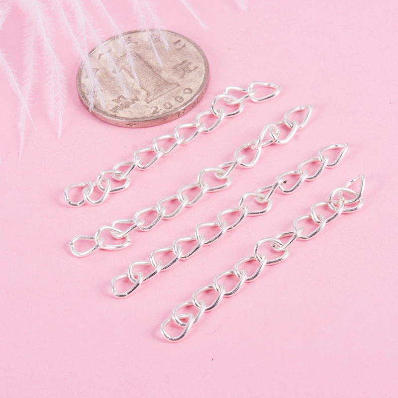 Túi 50 sợi dây xích mở rộng làm trang sức dài 5cm