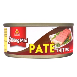 COMBO 4 HỘP PATE THIT BÒ hiệu 3 bông mai của Vissan