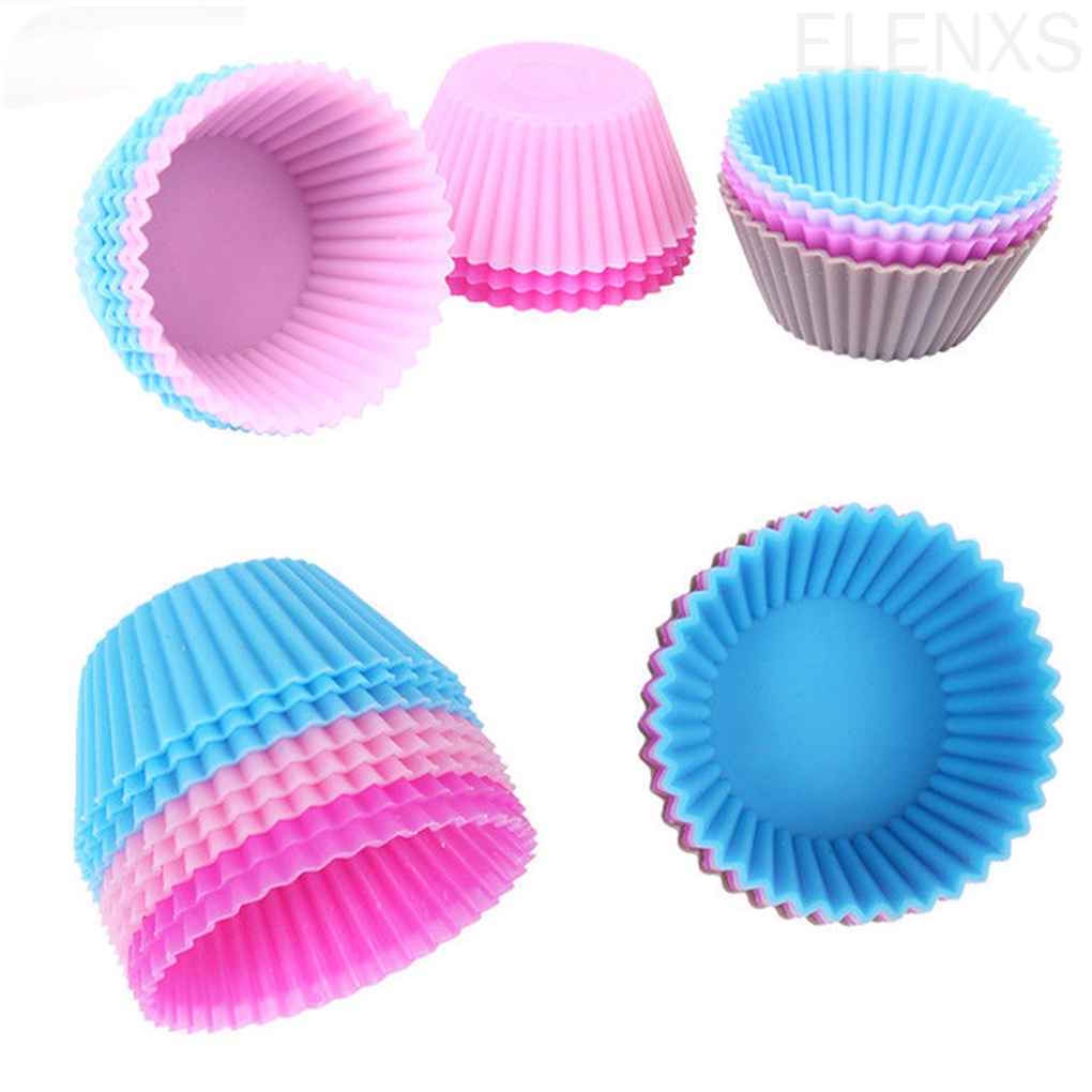 Khuôn silicone làm bánh cupcake / muffin / thạch tiện dụng