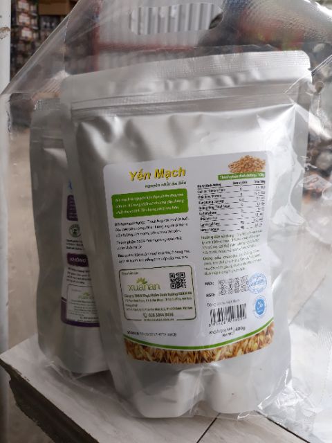 1 bịch Yến mạch xuân an 400g tặng bịch yến mạch