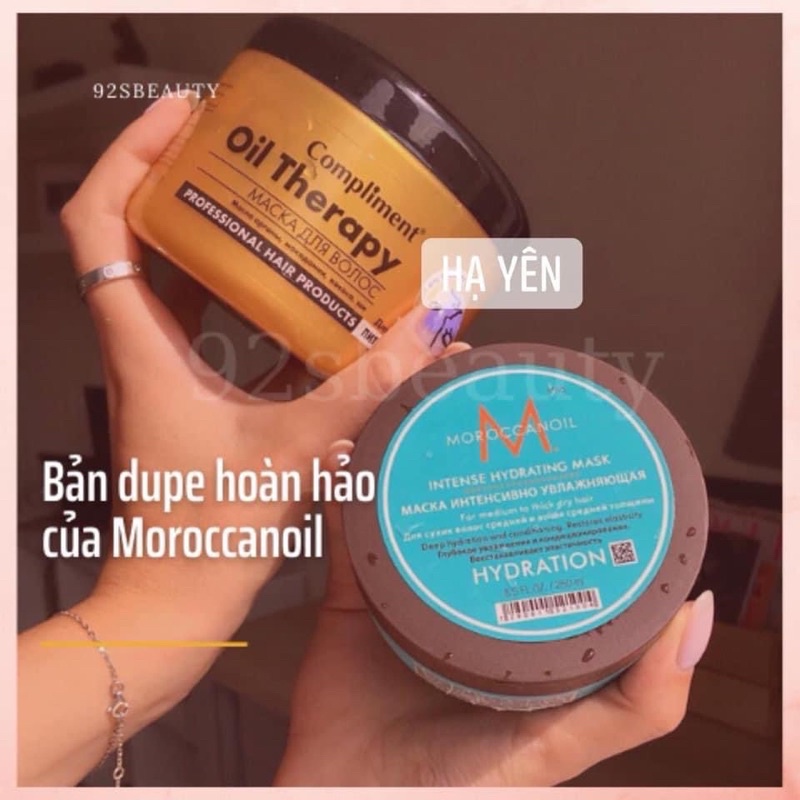 [ có bill] Kem Ủ tóc Compliment Oil Therapy - Argan Oil 500ML siêu mươt phục hồi tốt - chính hãng Nga