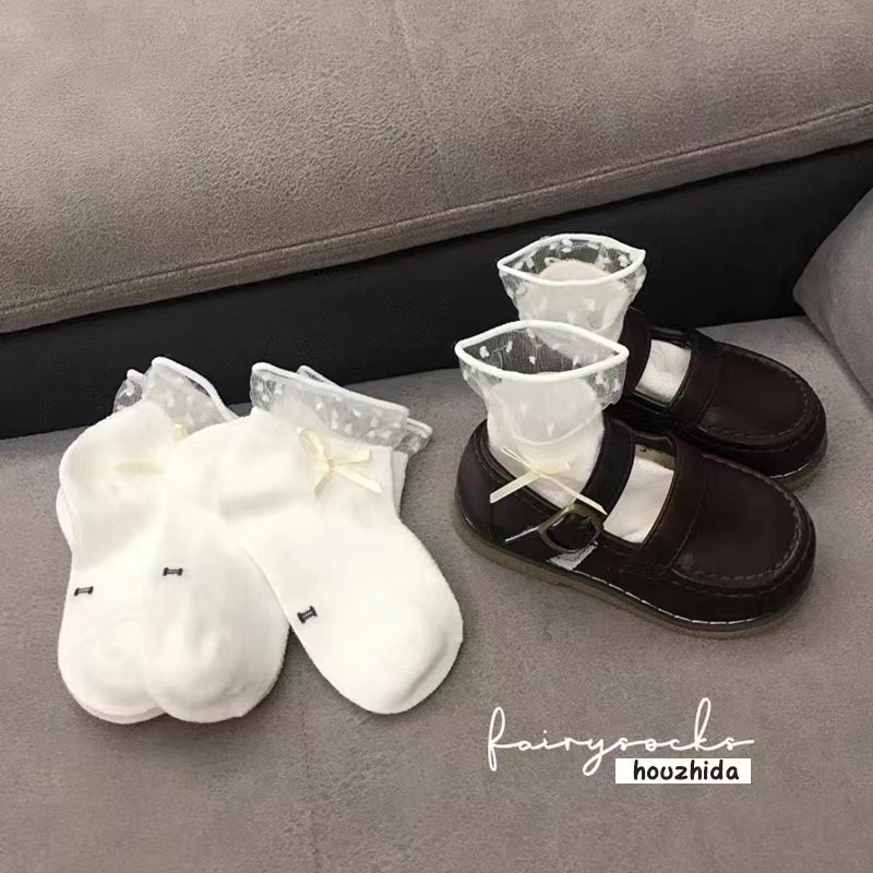 Tất ren tiểu thư tất công chúa đáng yêu cho bé gái phong cách Hàn Quốc size 2-12y