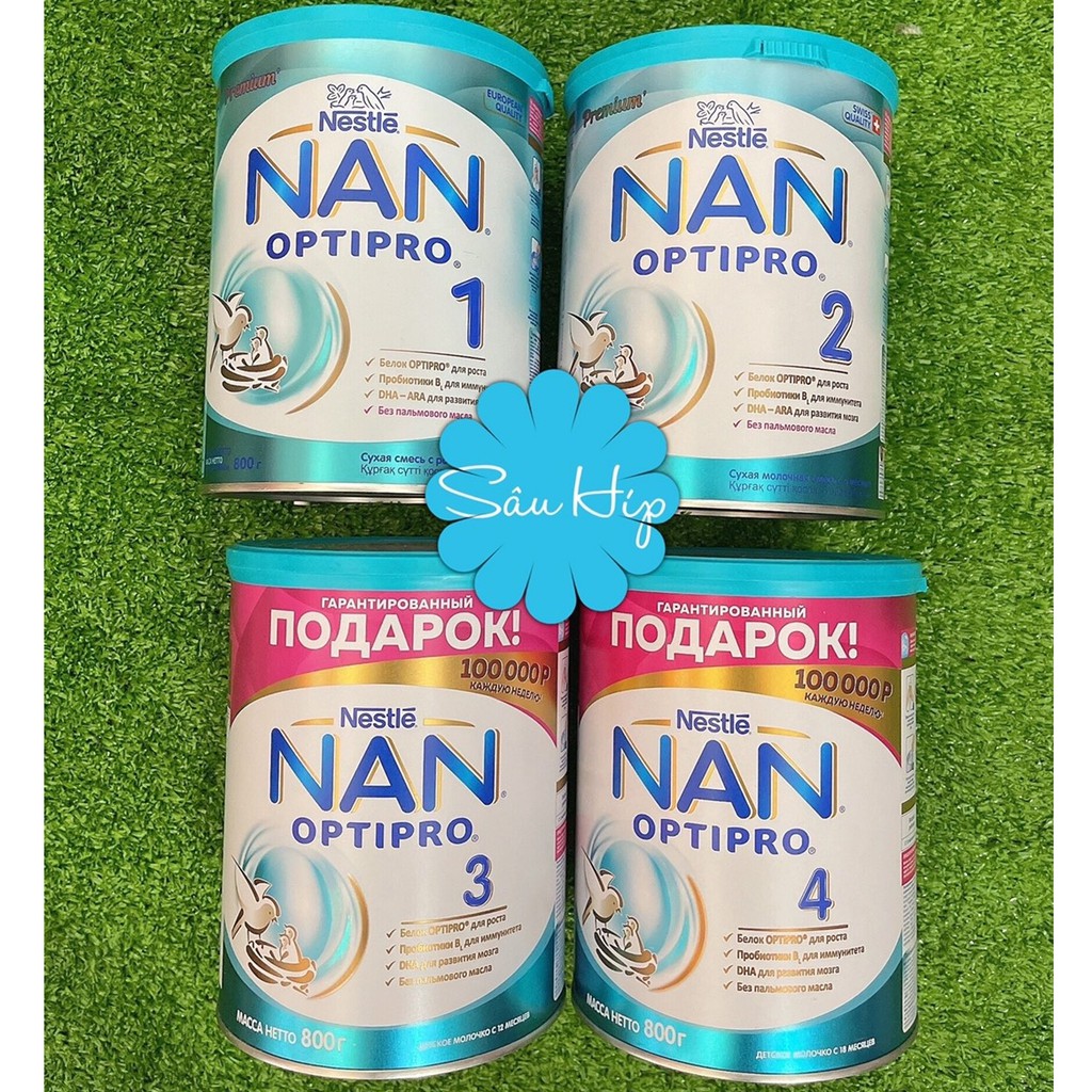 Sữa Nan Nga đủ số 1,2,3,4 800g