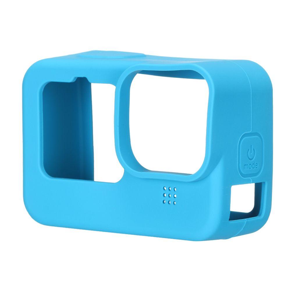 BEBETTERM Vỏ Silicone Mềm Bảo Vệ Ống Kính Máy Ảnh Gopro Hero 10 Màu Đen