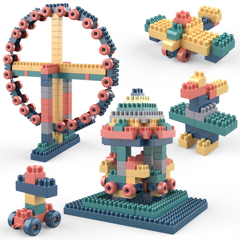 Bộ Lego VPPT&amp;T 520 Chi Tiết Ghép Hình Siêu Trí Tuệ Sáng Tạo Cho Bé Nhựa ABS Không Mùi XH0150